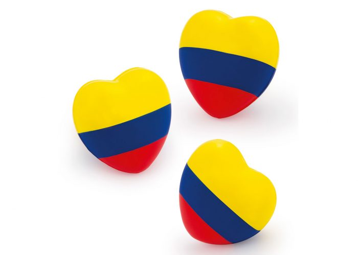 AN0060 Antiestrés Corazón Tricolor.