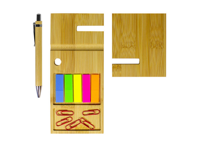 ORGANIZADOR DE ESCRITORIO DE BAMBÚ- T604 - Imagen 3