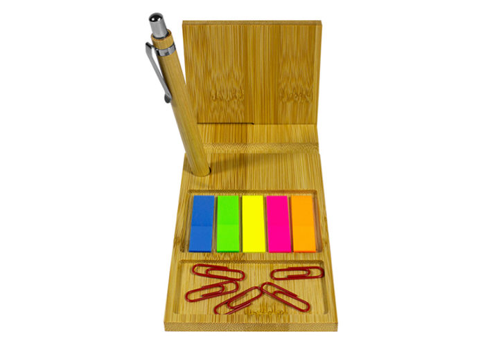 ORGANIZADOR DE ESCRITORIO DE BAMBÚ- T604 - Imagen 4