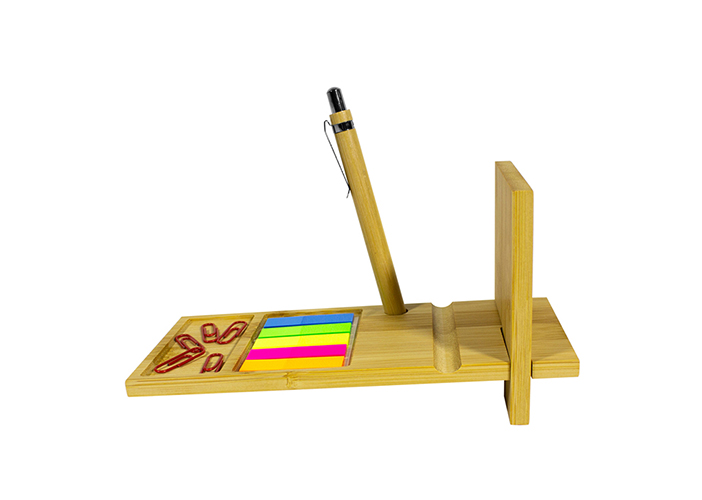 ORGANIZADOR DE ESCRITORIO DE BAMBÚ- T604 - Imagen 5