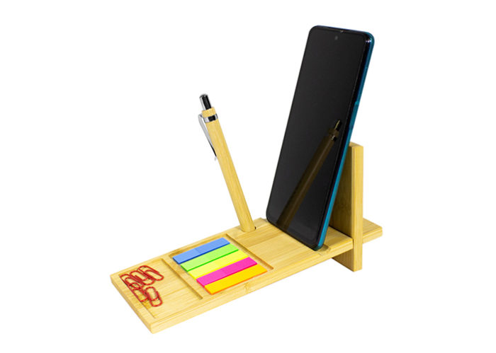 ORGANIZADOR DE ESCRITORIO DE BAMBÚ- T604 - Imagen 2
