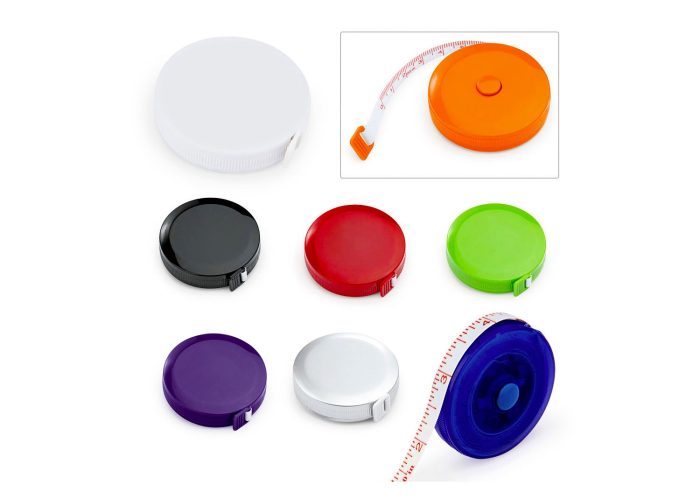 HE0080 Cinta Métrica Round Plata
