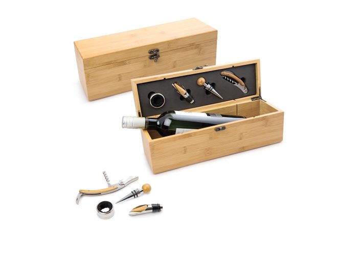 HO0107 Caja de Bamboo para una Botella - Imagen 4