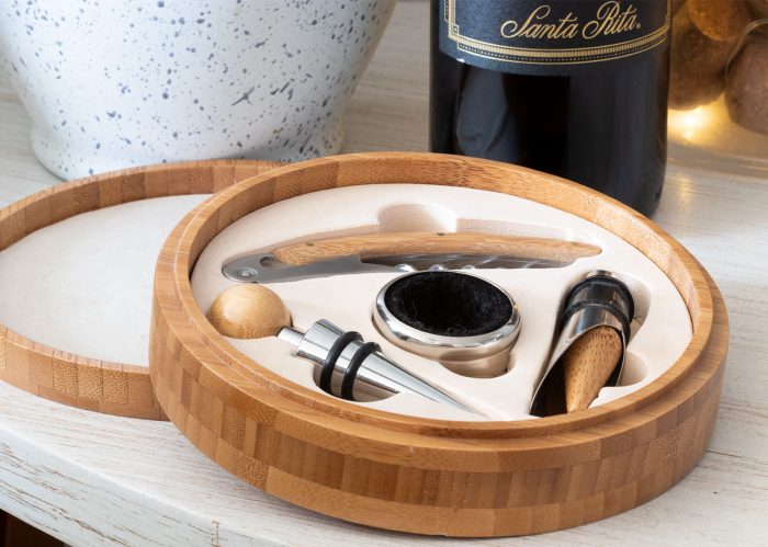 HO0115 Caja Circular en Bamboo - Imagen 3