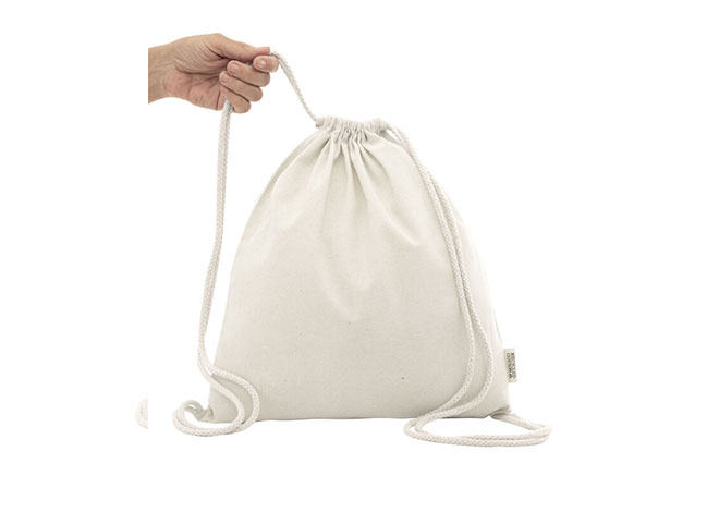 Bolsa mochila de algodón "CHILL" - Imagen 5